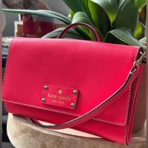 Kate Spade Vibrant Pink Crossbody/Clutch